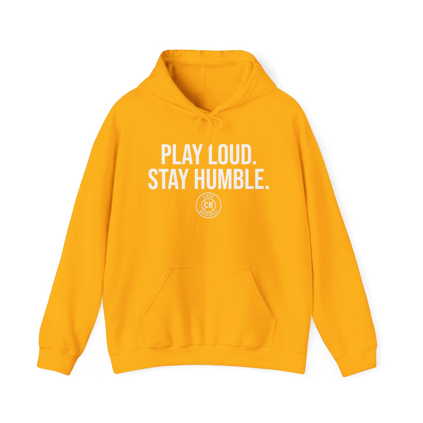 Play Loud. Stay Humble. Unisex Heavy Blend™ Hooded Sweatshirt