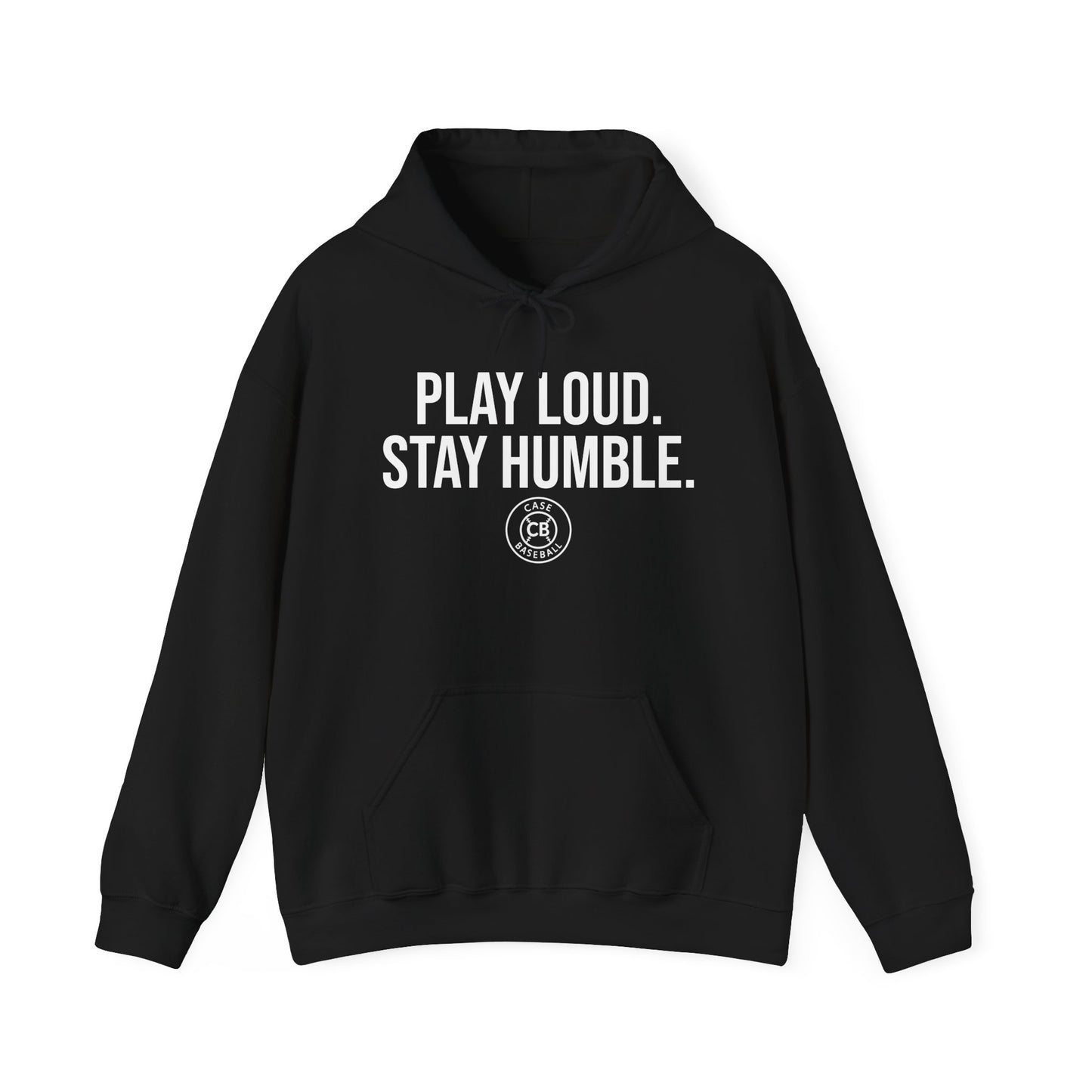 Play Loud. Stay Humble. Unisex Heavy Blend™ Hooded Sweatshirt