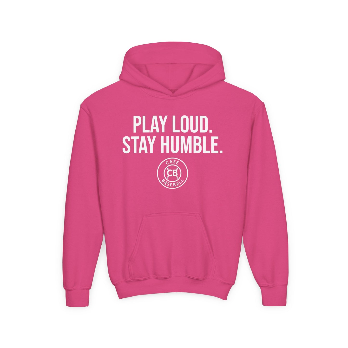 Play Loud. Stay Humble. Youth Heavy Blend Hooded Sweatshirt